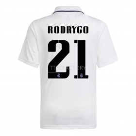 Koszulka Real Madryt Rodrygo 21 Domowe Stroje Piłkarskie 2022/23 Krótki Rękaw
